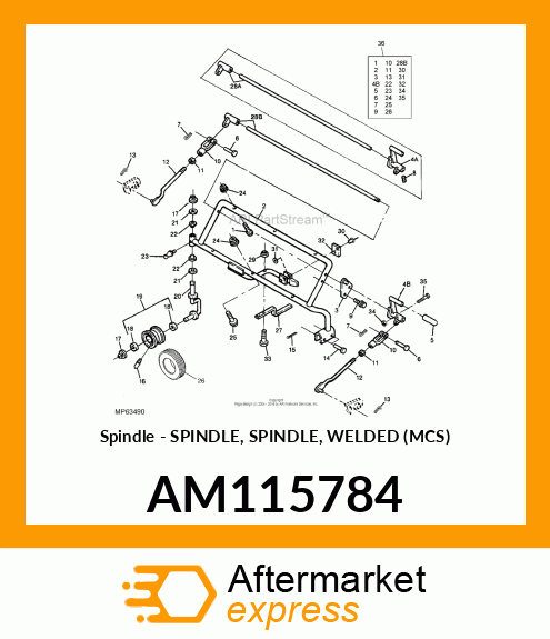 Spindle AM115784