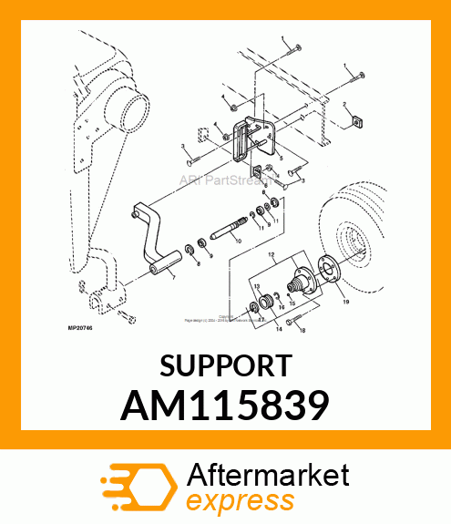 Guide Welded Frame AM115839