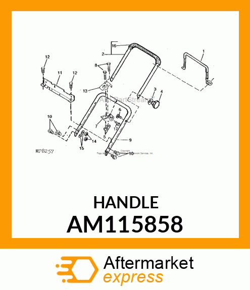 Handle & Grip Asm AM115858