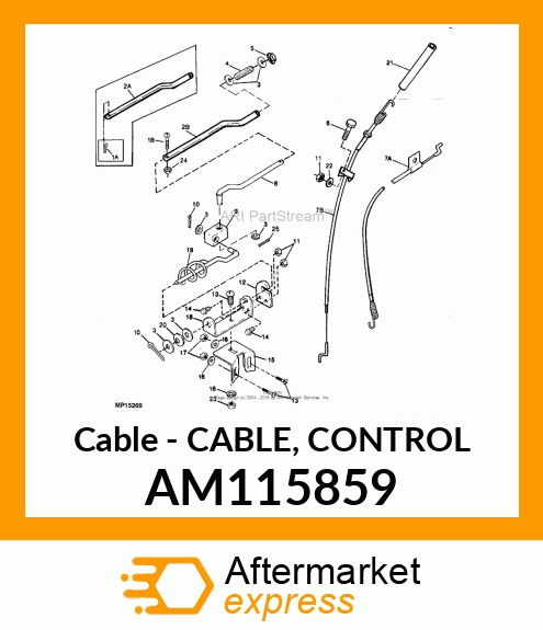 Cable - CABLE, CONTROL AM115859