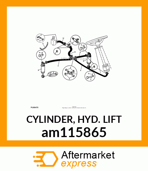 CYLINDER, HYD. LIFT am115865