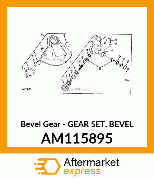 Bevel Gear AM115895