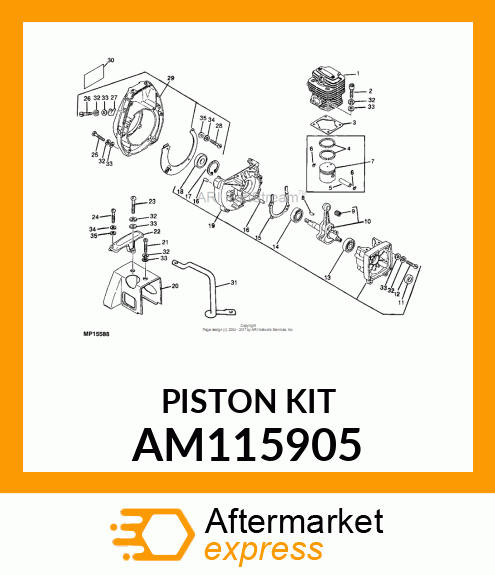 Piston Replacement Kit AM115905