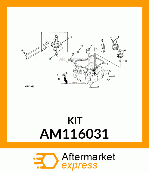 Oil Slinger - KIT, SLINGER OIL AM116031