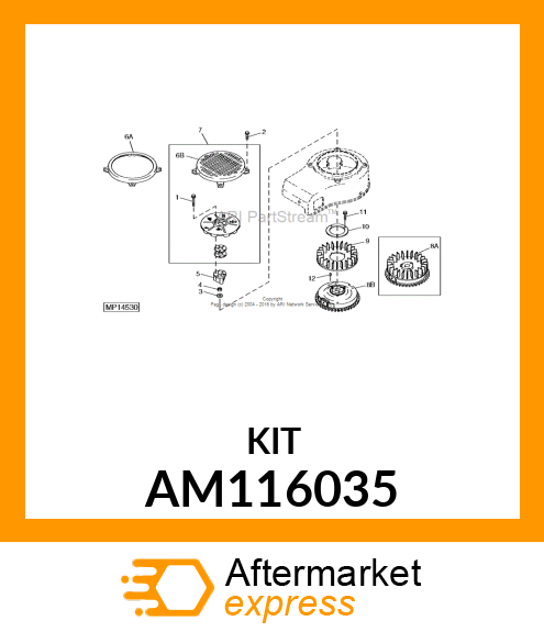 Screen Kit - KIT, SCREEN AM116035