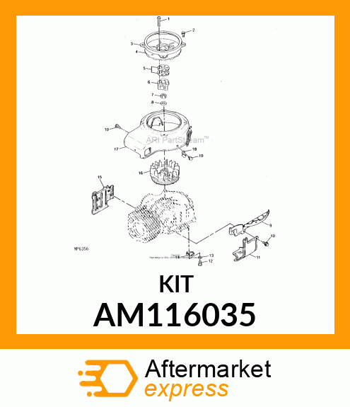 Screen Kit - KIT, SCREEN AM116035