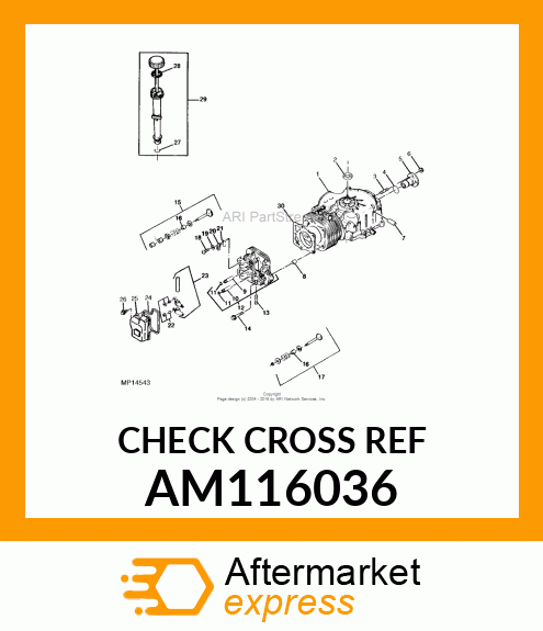 Indicator Kit - KIT, OIL GAUGE AM116036