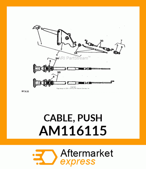 CABLE, PUSH AM116115