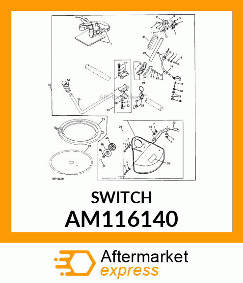 Switch - SWITCH, IGNITION AM116140