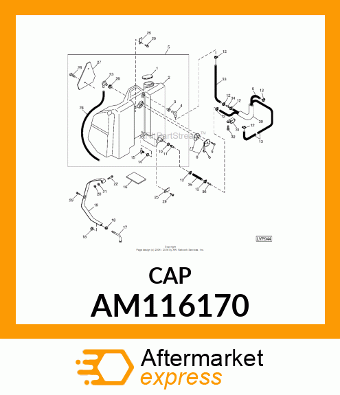 CAP, DIESEL FUEL AM116170