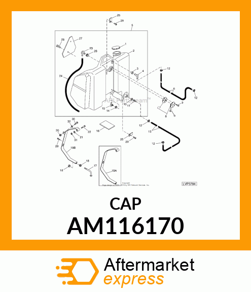 CAP, DIESEL FUEL AM116170