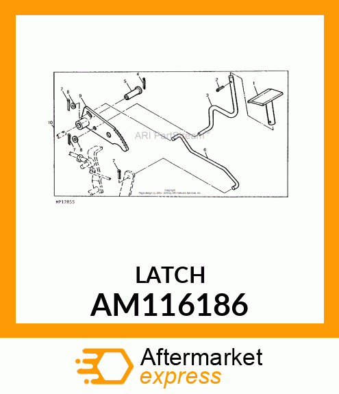 Latch AM116186