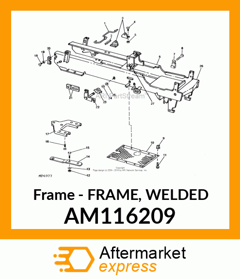 Frame - FRAME, WELDED AM116209