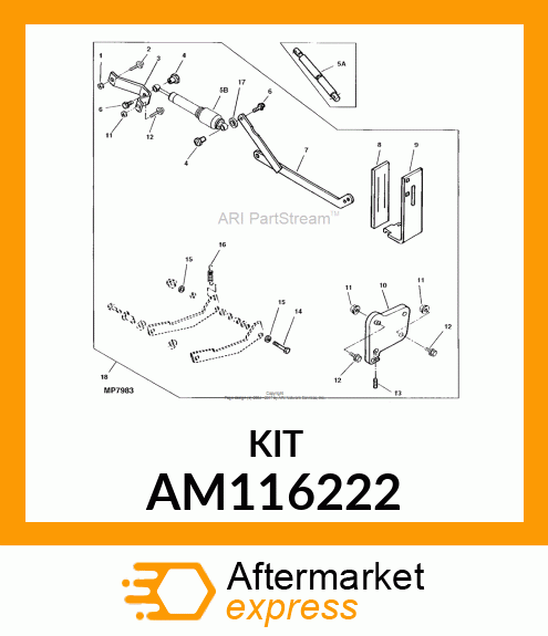 Kit - KIT, TRANSMISSION DAMPER CONTROL AM116222