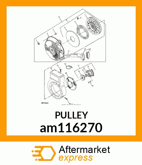 STARTER, REWIND ASSY am116270