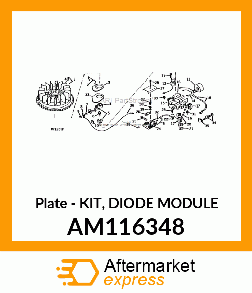 Plate - KIT, DIODE MODULE AM116348