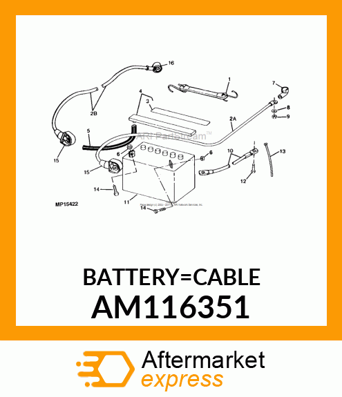 Battery Cable AM116351