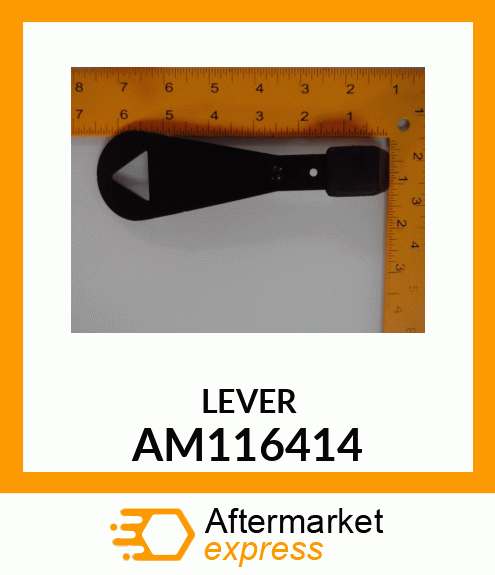 LEVER, ASSY. W/KNOB FRONT # AM116414