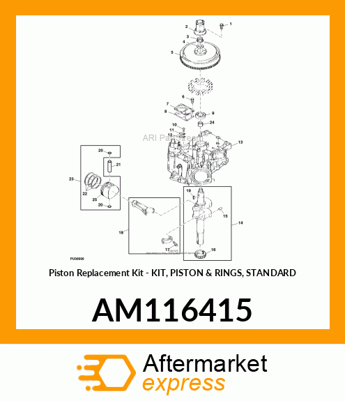 Piston Replacement Kit AM116415