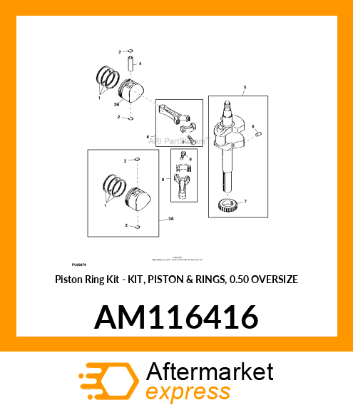 Piston Ring Kit AM116416