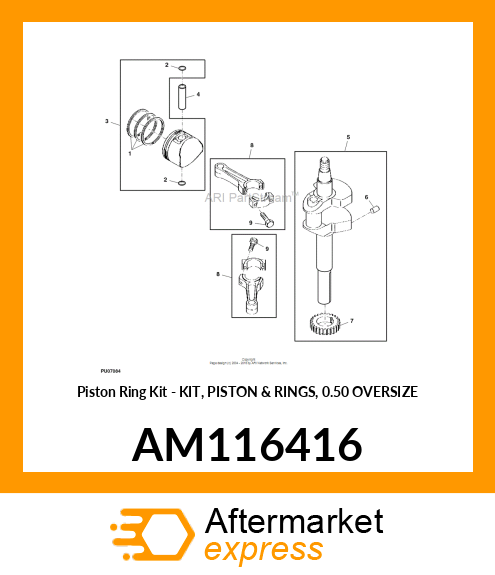 Piston Ring Kit AM116416