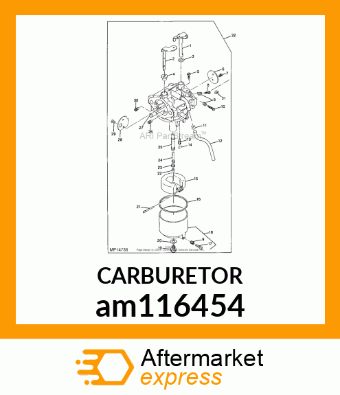 CARBURETOR am116454