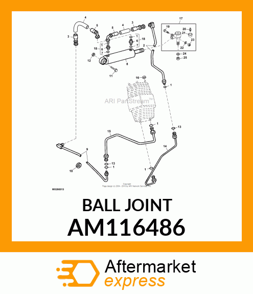 JOINT, STEERING BALL AM116486