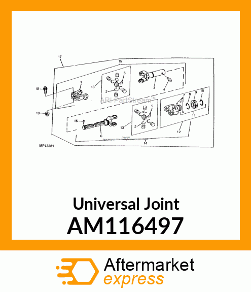 Universal Joint AM116497