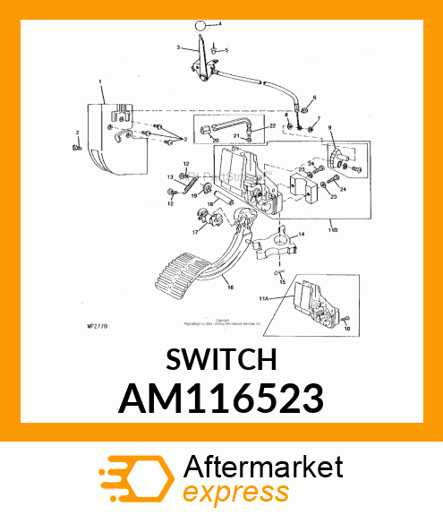 SWITCH (STOP) AM116523