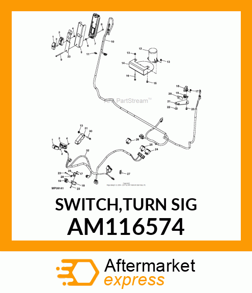 SWITCH, TURN SIGNAL (EURO) AM116574