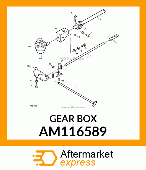 GEAR BOX AM116589