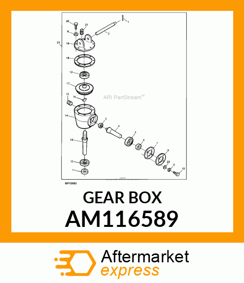 GEAR BOX AM116589