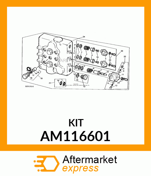 Kit Valve Detent AM116601