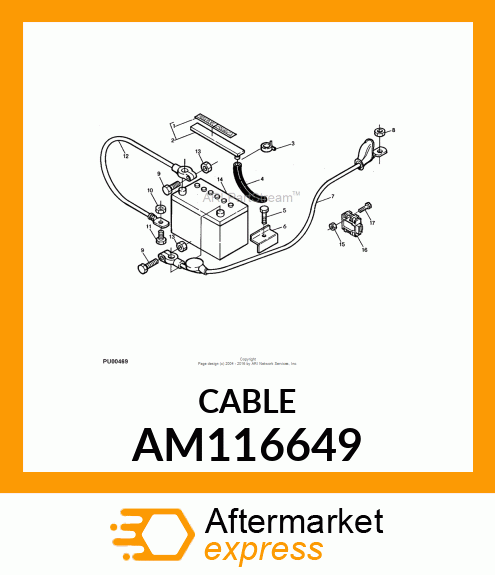 Ground Cable AM116649