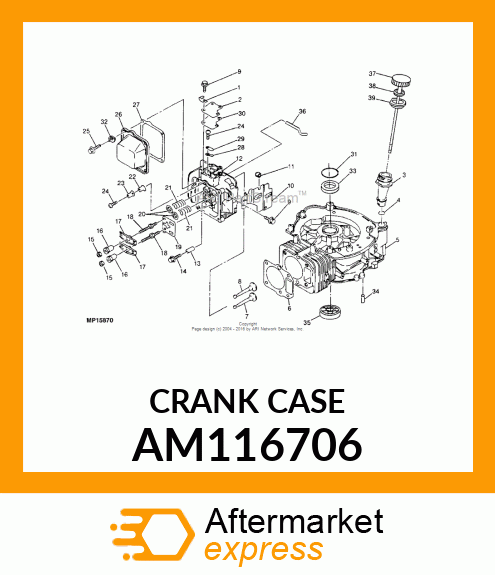 Crankcase AM116706