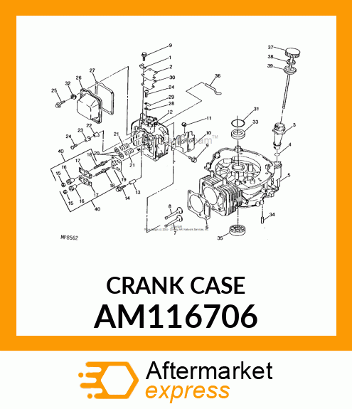 Crankcase AM116706