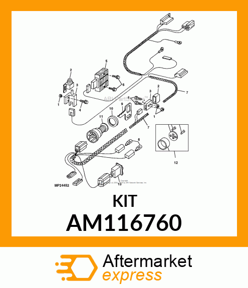 LINK KIT, KIT, FUSIBLE LINK AM116760