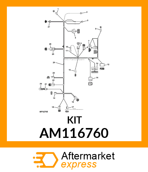 LINK KIT, KIT, FUSIBLE LINK AM116760