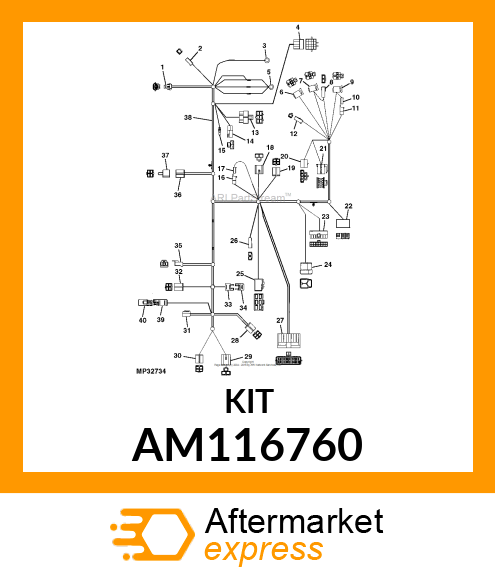 LINK KIT, KIT, FUSIBLE LINK AM116760