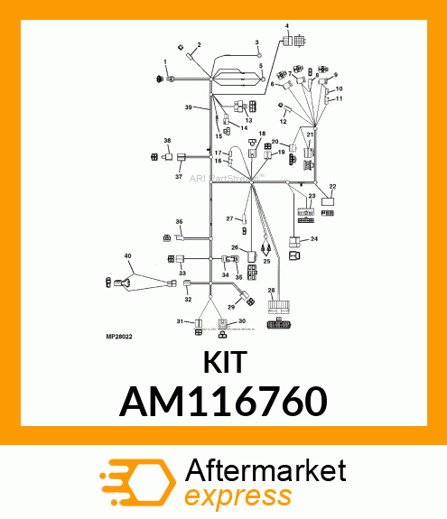 LINK KIT, KIT, FUSIBLE LINK AM116760