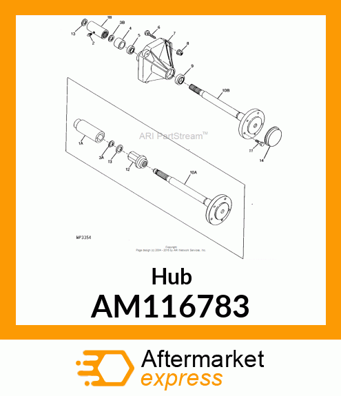 Hub AM116783