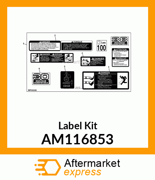 Label Kit AM116853