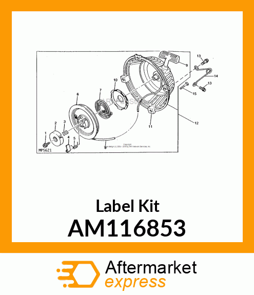 Label Kit AM116853