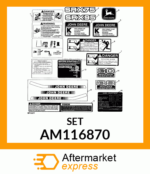 Label Kit AM116870