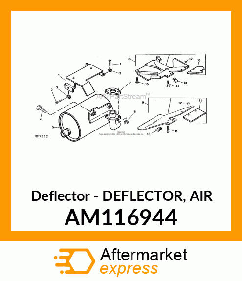 Deflector AM116944