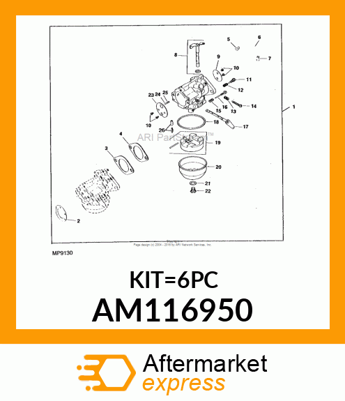 Air Spring Seat Kit AM116950