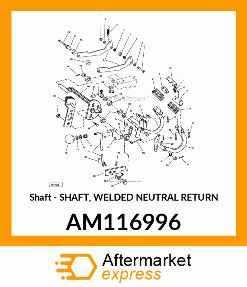 Shaft - SHAFT, WELDED NEUTRAL RETURN AM116996