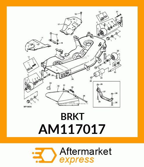 ARM, ARM, WELDED GAGE AM117017