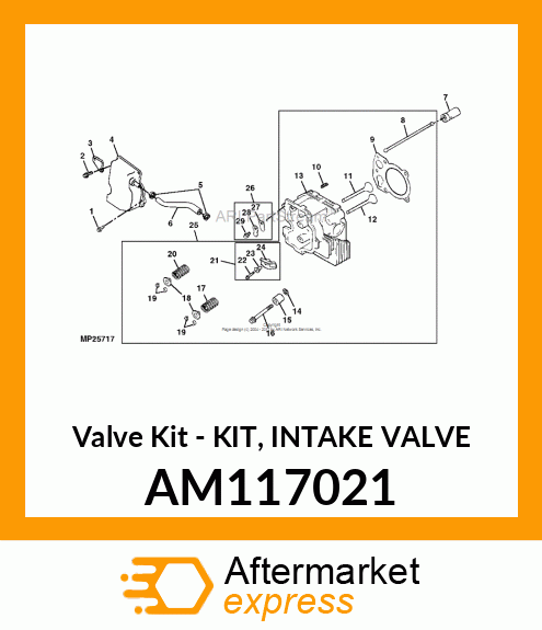 Valve Kit AM117021