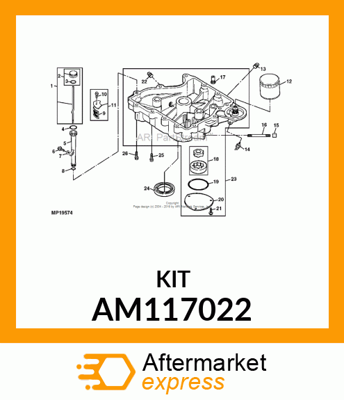 Valve Kit AM117022